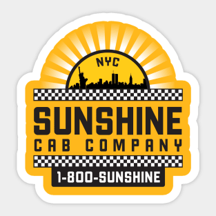 Sunshine Cab Company Sticker